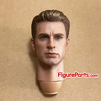 Head Sculpt - Captain America - Chris Evans - Avengers Endgame - Hot Toys mms536