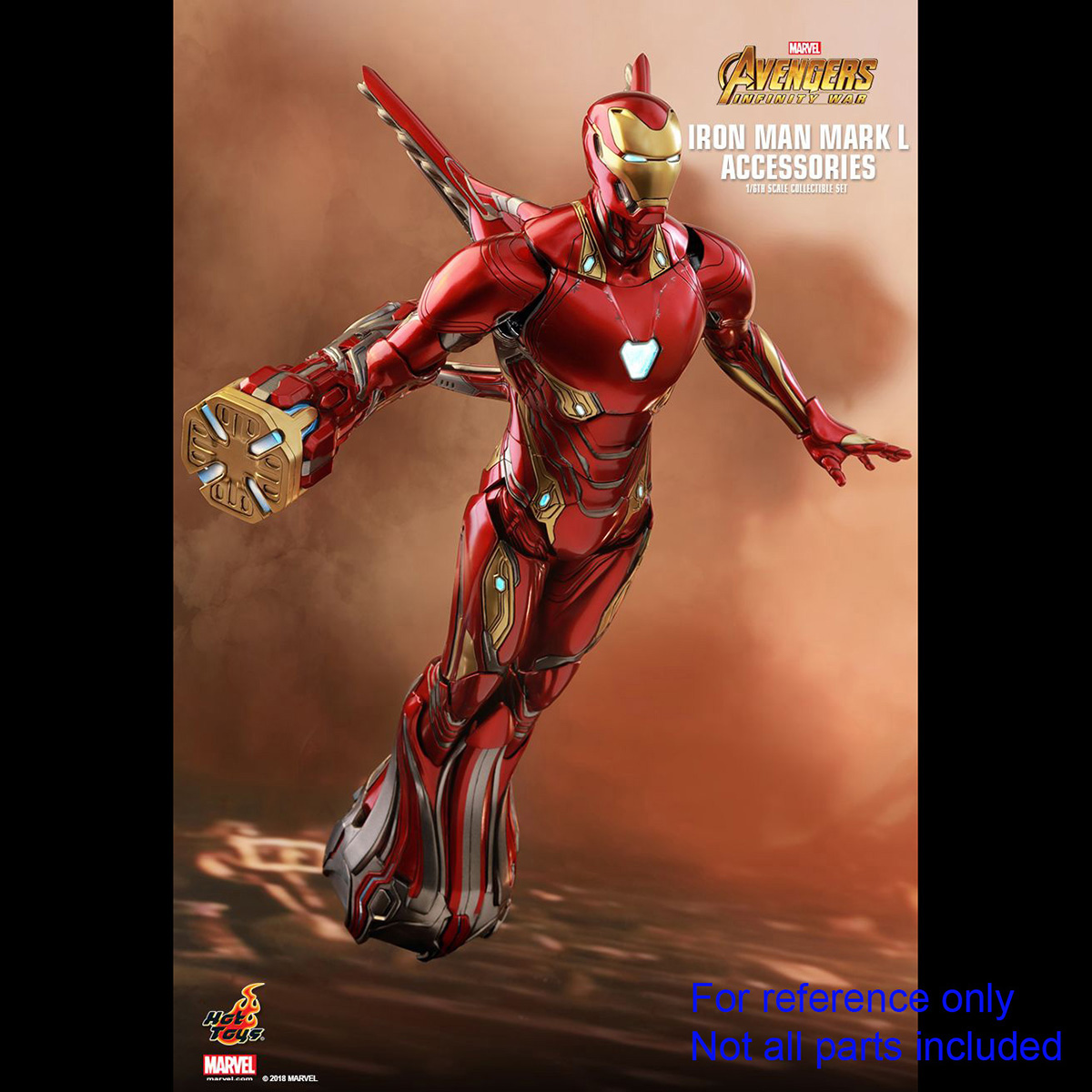 Foot Thruster - Hot Toys Iron Man Mark L 50 Avengers Infinity War acs004 9